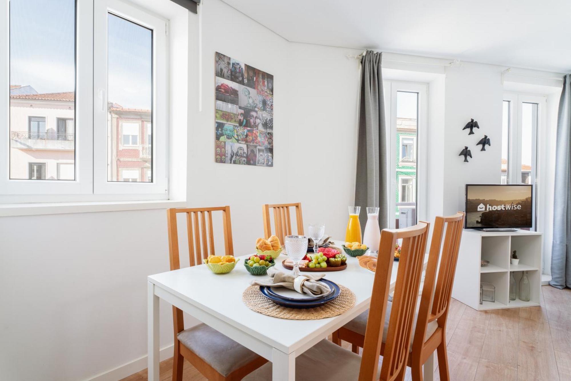 ポルトHost Wise - Flat W Free Private Parking - Bright & Cozyアパートメント エクステリア 写真